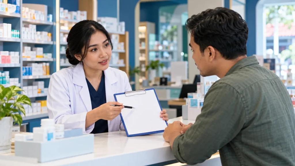 Ilustrasi langkah aman saat obat PRB belum tersedia